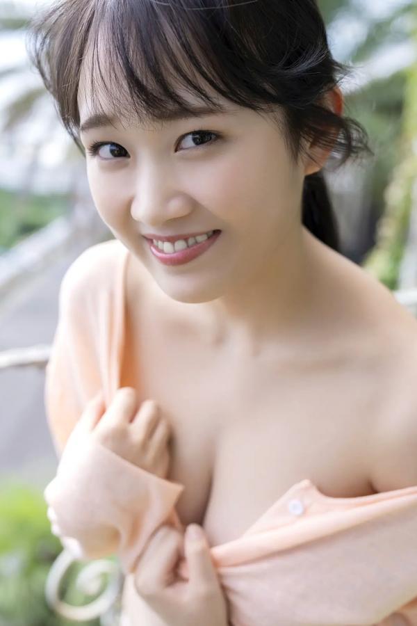    奥村梨穂《奇跡の神乳 vol.2》日本童颜巨乳女神浴室湿身性感内衣写真第32张图片