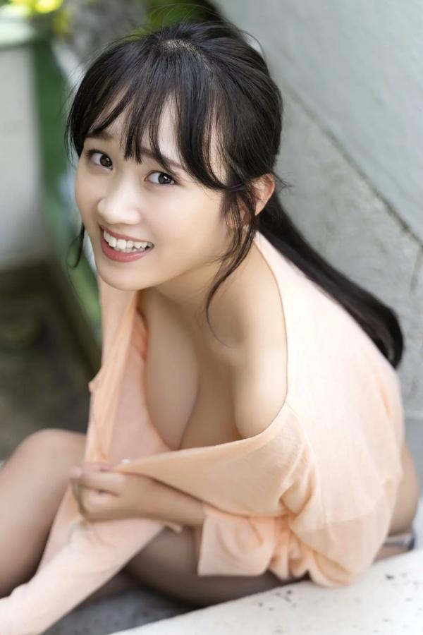    奥村梨穂《奇跡の神乳 vol.2》日本童颜巨乳女神浴室湿身性感内衣写真第33张图片