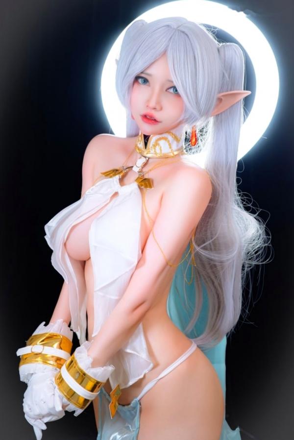    Potato-Godzilla-Frieren-葬送的芙莉莲 精灵同人性感Cosplay大尺度诱惑写真第6张图片