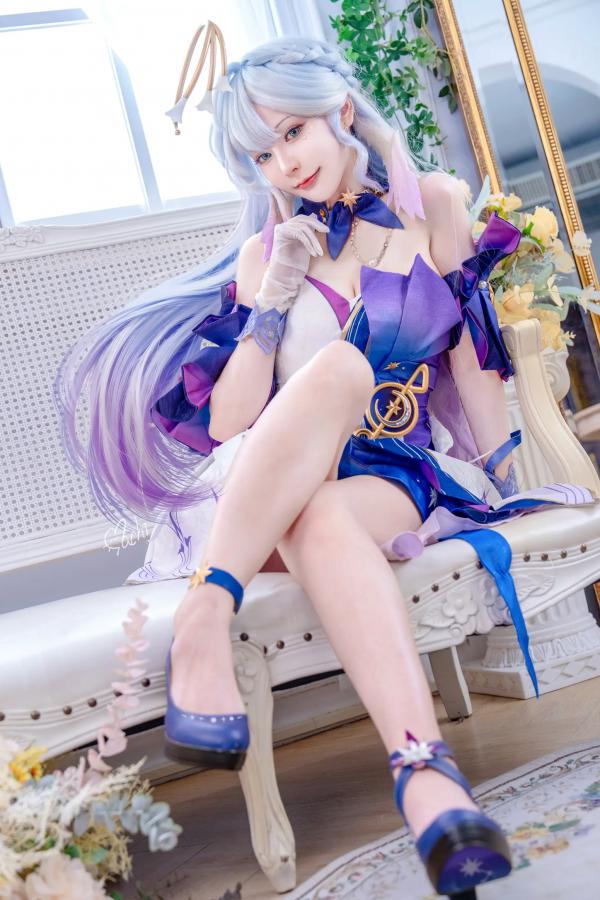    Machi馬吉 - Robin HonkaiStar Rail 知更鸟角色扮演性感美臀私房写真第3张图片