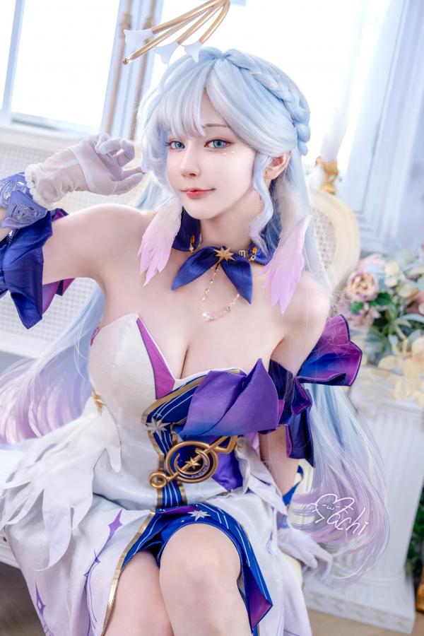    Machi馬吉 - Robin HonkaiStar Rail 知更鸟角色扮演性感美臀私房写真第4张图片