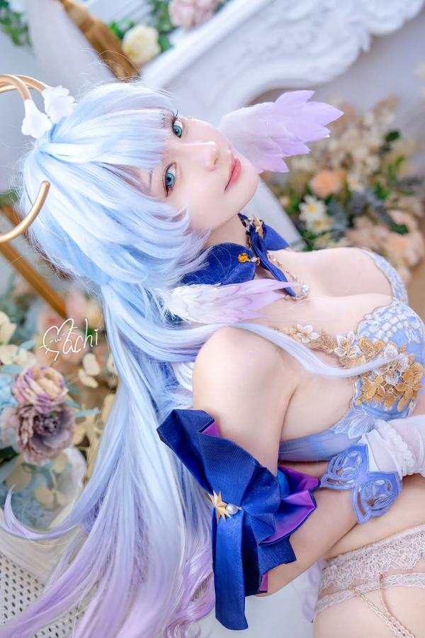    Machi馬吉 - Robin HonkaiStar Rail 知更鸟角色扮演性感美臀私房写真第18张图片