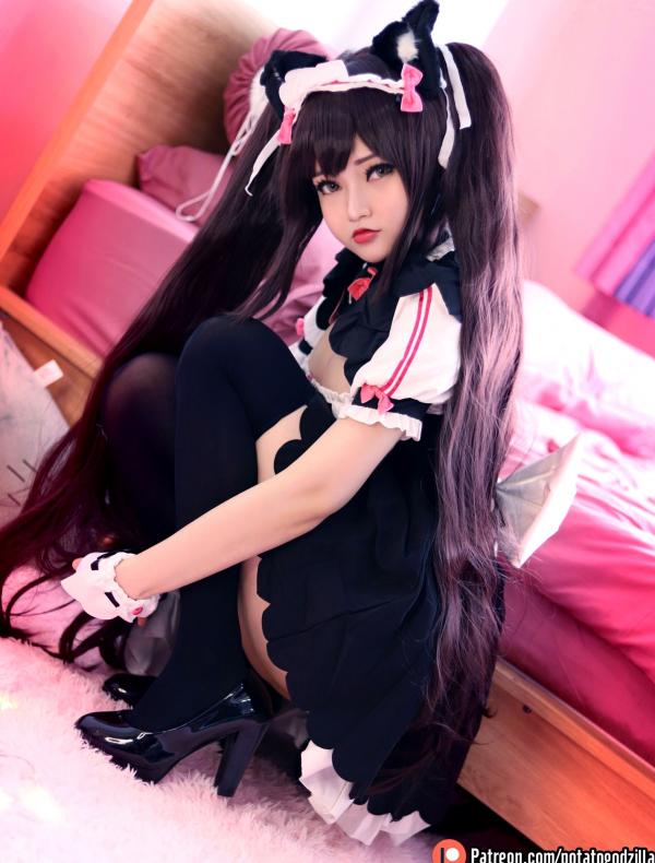    Potato-Godzilla-Chocola-猫娘乐园 甜美猫耳女仆装Cosplay性感私房写真第3张图片