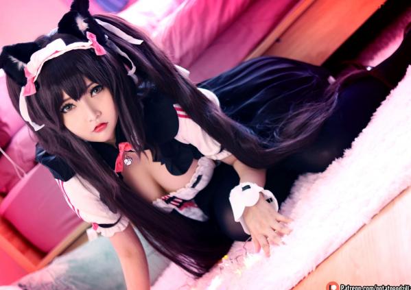    Potato-Godzilla-Chocola-猫娘乐园 甜美猫耳女仆装Cosplay性感私房写真第5张图片
