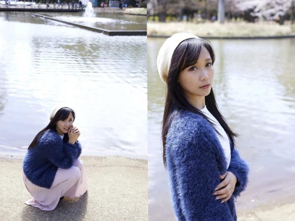    穂坂ゆき - エクスタシー 日本女神户外清新与室内性感内衣诱惑写真第4张图片