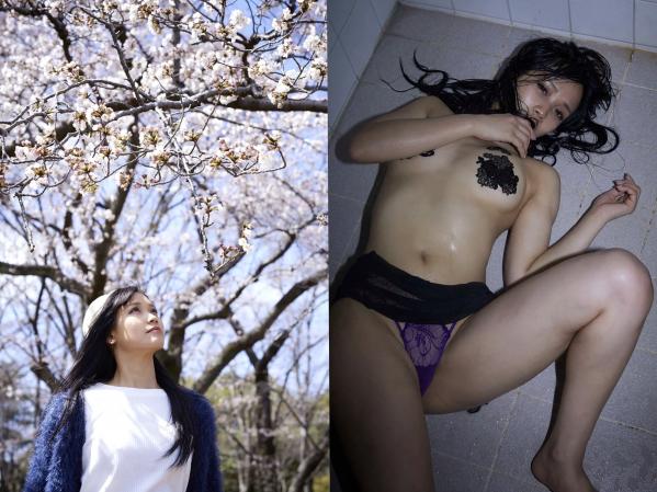    穂坂ゆき - エクスタシー 日本女神户外清新与室内性感内衣诱惑写真第48张图片