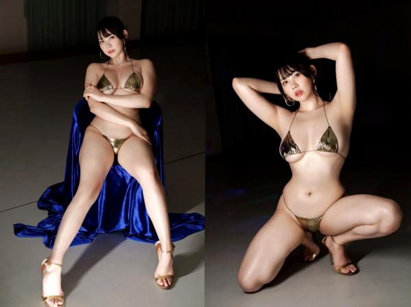    篠見星奈 - SEINA MODE 流れ星をみた 性感金色比基尼与蕾丝内衣私房写真第102张图片