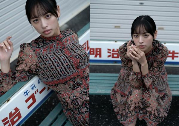    大槻りこ - yearing 日系女神黑色比基尼性感私房写真第2张图片