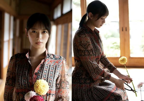    大槻りこ - yearing 日系女神黑色比基尼性感私房写真第5张图片