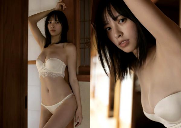    大槻りこ - yearing 日系女神黑色比基尼性感私房写真第23张图片
