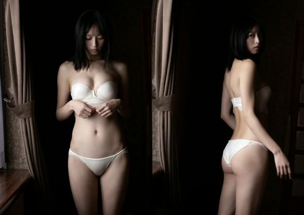    大槻りこ - yearing 日系女神黑色比基尼性感私房写真第25张图片