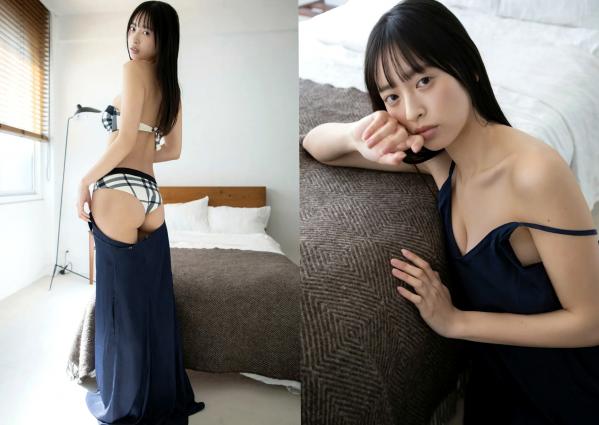    大槻りこ - Sparkle 日本清纯偶像粉色连体内衣与过膝长袜室内私房性感写真第5张图片