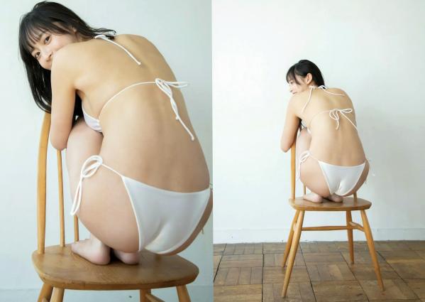    大槻りこ - Sparkle 日本清纯偶像粉色连体内衣与过膝长袜室内私房性感写真第25张图片