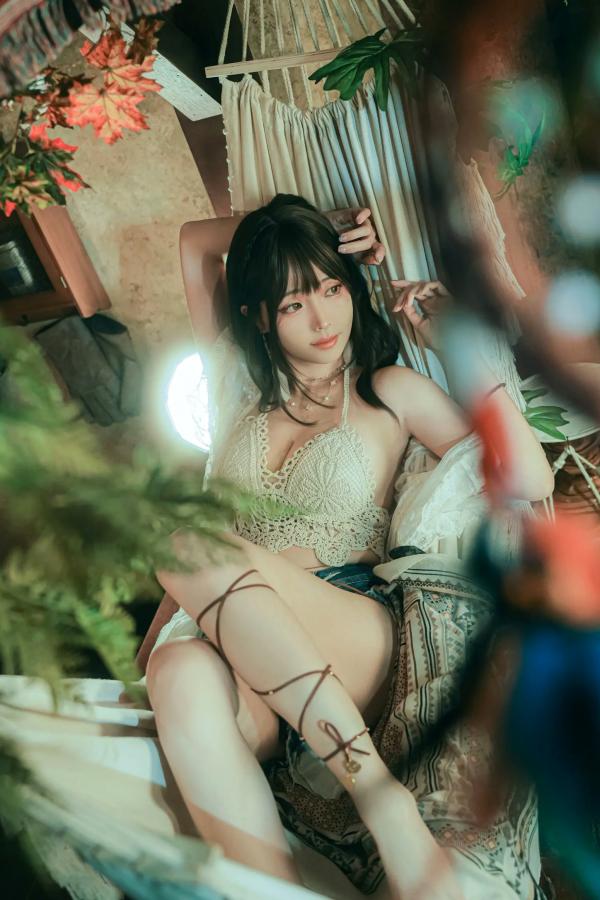    Ely_eee(ElyEE子) - Secret Treehouse Escape 梦幻树屋波西米亚私房写真第13张图片
