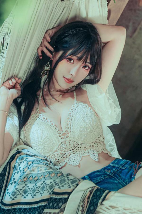    Ely_eee(ElyEE子) - Secret Treehouse Escape 梦幻树屋波西米亚私房写真第18张图片