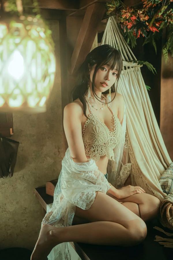    Ely_eee(ElyEE子) - Secret Treehouse Escape 梦幻树屋波西米亚私房写真第21张图片