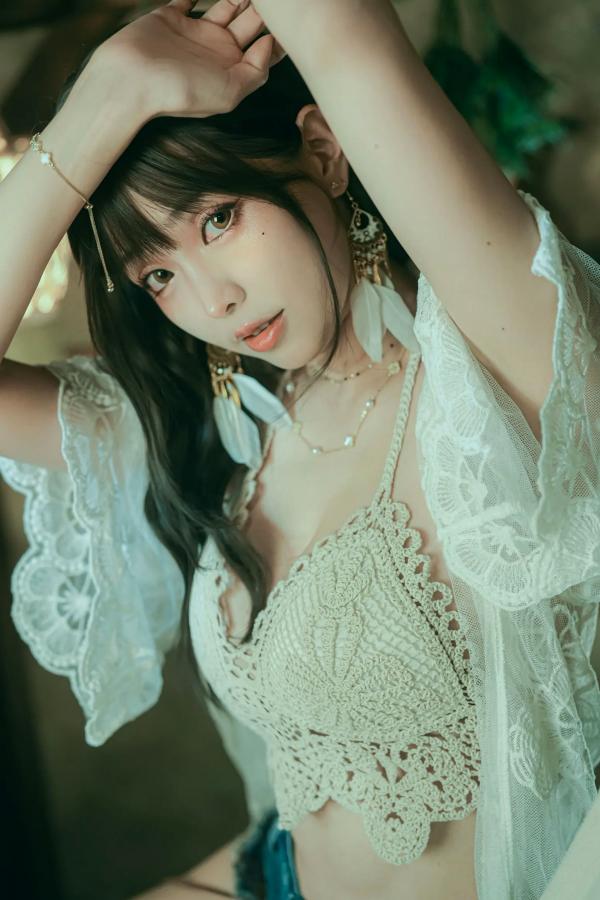    Ely_eee(ElyEE子) - Secret Treehouse Escape 梦幻树屋波西米亚私房写真第25张图片