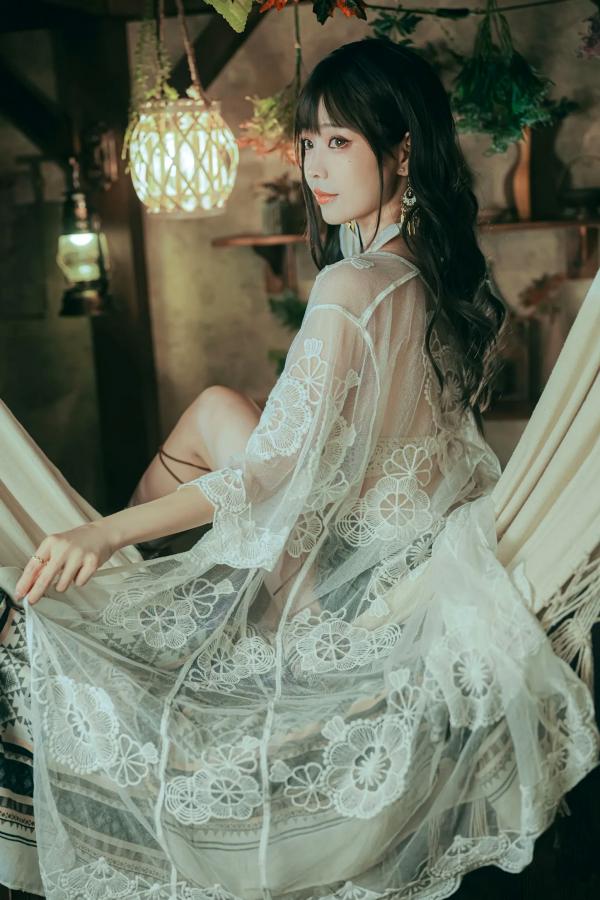    Ely_eee(ElyEE子) - Secret Treehouse Escape 梦幻树屋波西米亚私房写真第26张图片