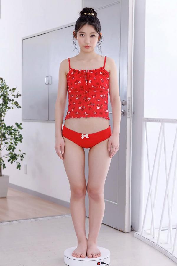    [Minisuka.tv] Akane Nishikawa 西川茜 - Regular Gallery Set 10.01 红色碎花吊带家居私房写真 清纯甜美美臀第1张图片