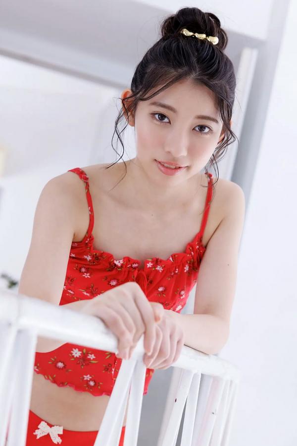    [Minisuka.tv] Akane Nishikawa 西川茜 - Regular Gallery Set 10.01 红色碎花吊带家居私房写真 清纯甜美美臀第17张图片