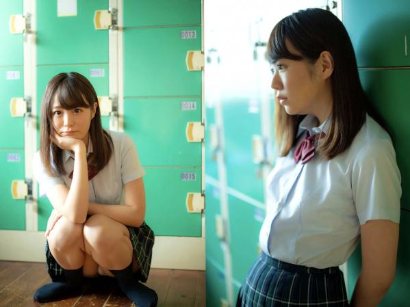   日向ひかげ《あの夏をおいかけて》日系清纯校服美少女沙滩比基尼写真第6张图片