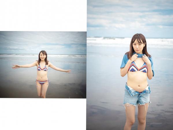    日向ひかげ《あの夏をおいかけて》日系清纯校服美少女沙滩比基尼写真第17张图片