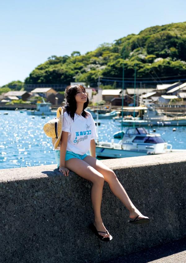    志田音々《音色 cantabile》長崎五島列島篇：日系清新治愈内衣与海边户外写真第13张图片