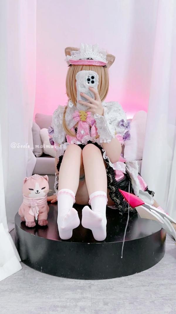    Seele麦麦 - Pardofelis 帕朵菲莉斯 萌系猫耳女仆装COS角色扮演写真第5张图片