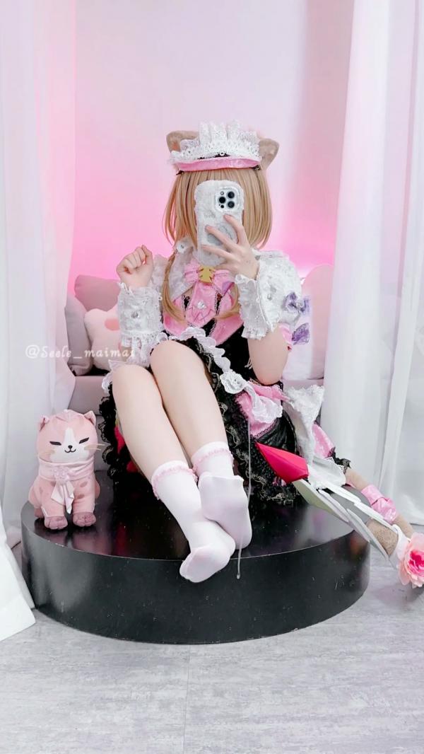    Seele麦麦 - Pardofelis 帕朵菲莉斯 萌系猫耳女仆装COS角色扮演写真第10张图片