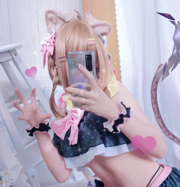    Seele麦麦 - Pardofelis 帕朵菲莉斯 萌系猫耳女仆装COS角色扮演写真第20张图片