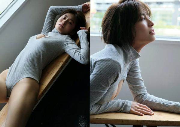    桜田茉央 - BLACK or WHITE 日本短发女神性感比基尼私房大尺度写真第13张图片