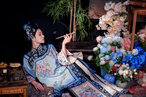 年年Nnian 年年  年年Nnian - 丝兰陵 唯美古典风韵华服性感诱惑写真第10张图片