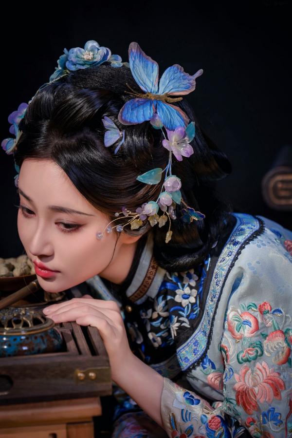 年年Nnian 年年  年年Nnian - 丝兰陵 唯美古典风韵华服性感诱惑写真第13张图片