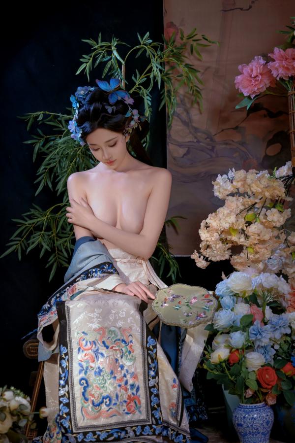 年年Nnian 年年  年年Nnian - 丝兰陵 唯美古典风韵华服性感诱惑写真第34张图片