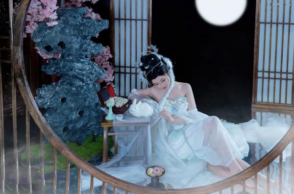 年年Nnian 年年  《年年Nnian-嫦娥仙子》古风汉服角色扮演性感大尺度私房写真第11张图片