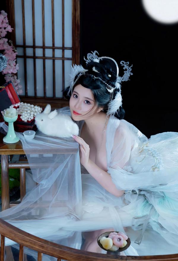 年年Nnian 年年  《年年Nnian-嫦娥仙子》古风汉服角色扮演性感大尺度私房写真第28张图片