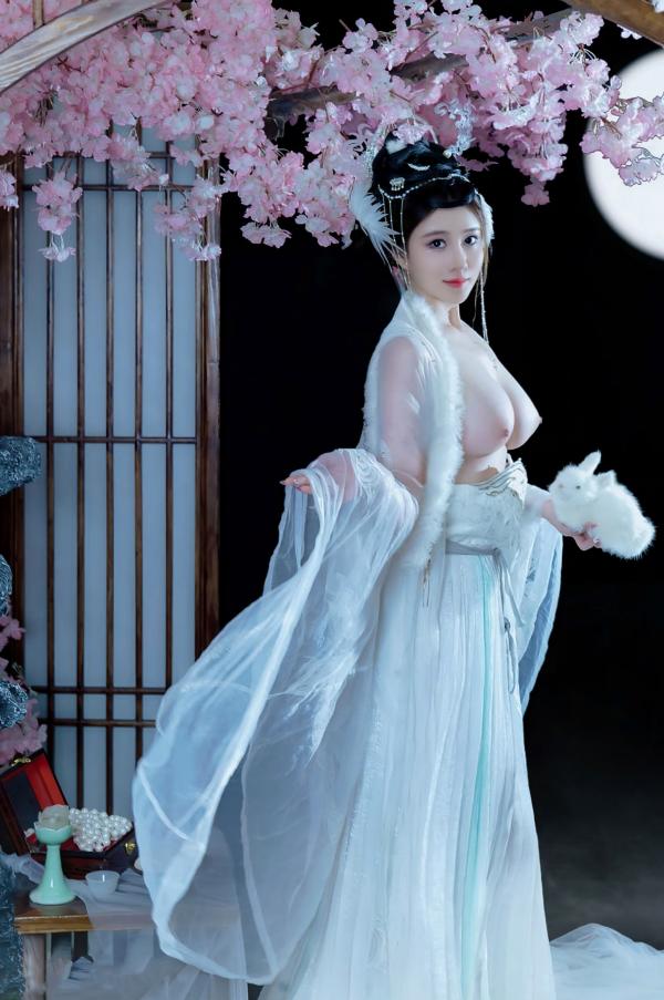 年年Nnian 年年  《年年Nnian-嫦娥仙子》古风汉服角色扮演性感大尺度私房写真第29张图片