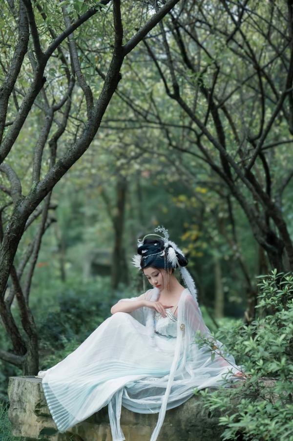 年年Nnian 年年  《年年Nnian-嫦娥仙子》古风汉服角色扮演性感大尺度私房写真第45张图片
