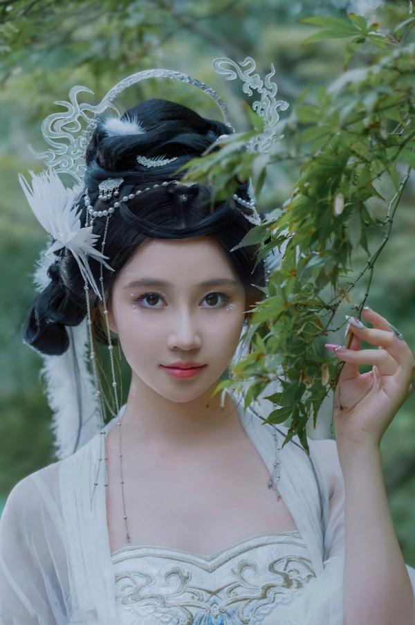 年年Nnian 年年  《年年Nnian-嫦娥仙子》古风汉服角色扮演性感大尺度私房写真第47张图片