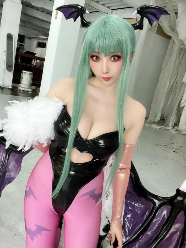    [Cosplay][KURUPIKA] Reku Momoiro 桃色れく - MORRIGAN AENSLAND第2张图片