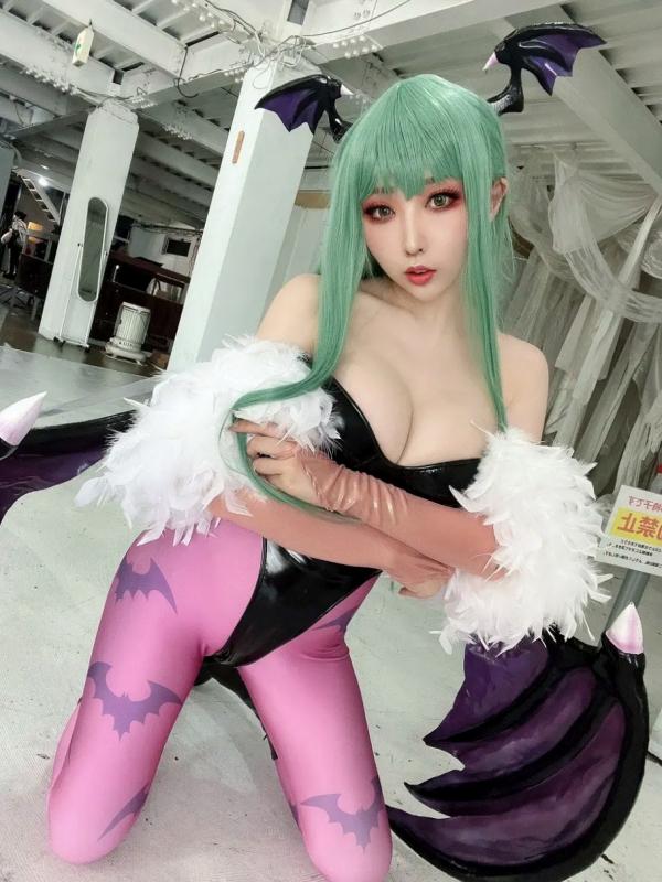    [Cosplay][KURUPIKA] Reku Momoiro 桃色れく - MORRIGAN AENSLAND第5张图片