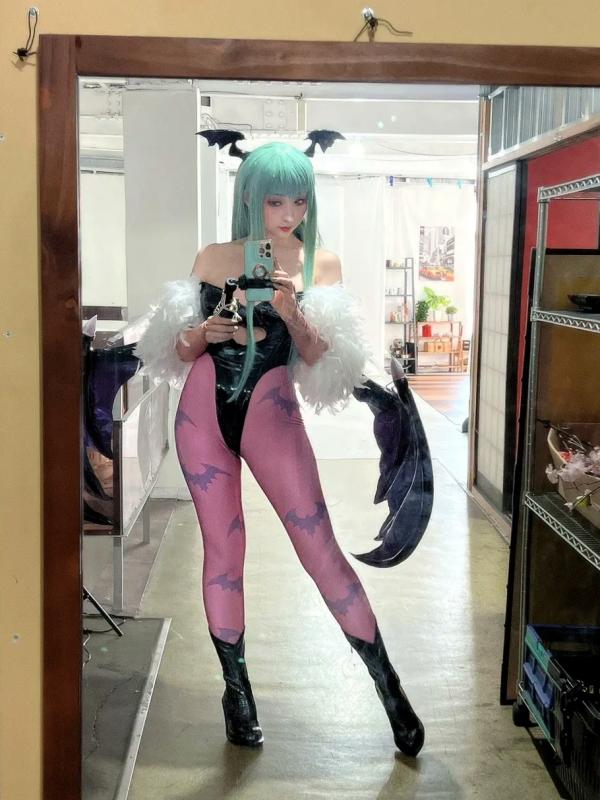    [Cosplay][KURUPIKA] Reku Momoiro 桃色れく - MORRIGAN AENSLAND第7张图片