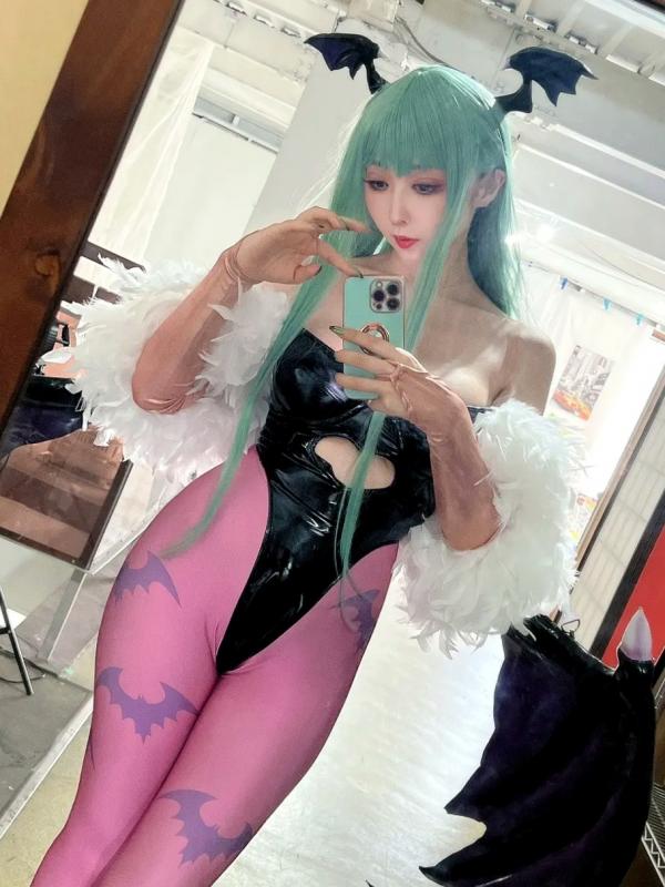    [Cosplay][KURUPIKA] Reku Momoiro 桃色れく - MORRIGAN AENSLAND第8张图片