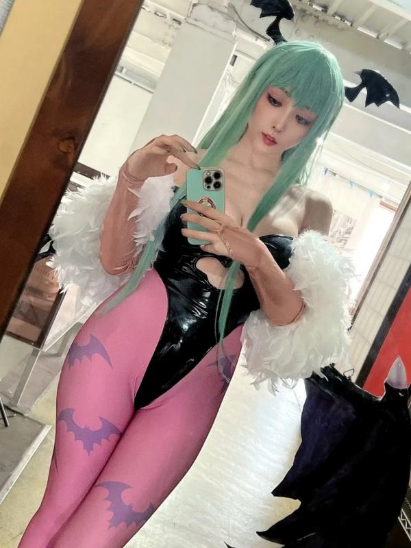    [Cosplay][KURUPIKA] Reku Momoiro 桃色れく - MORRIGAN AENSLAND第9张图片