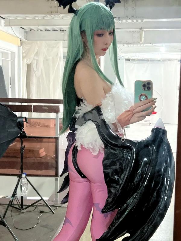    [Cosplay][KURUPIKA] Reku Momoiro 桃色れく - MORRIGAN AENSLAND第10张图片