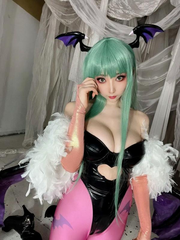    [Cosplay][KURUPIKA] Reku Momoiro 桃色れく - MORRIGAN AENSLAND第14张图片