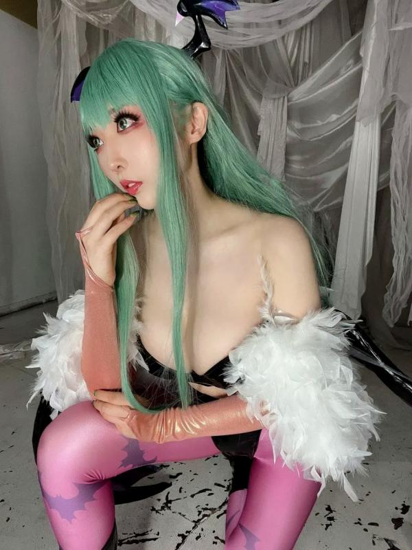    [Cosplay][KURUPIKA] Reku Momoiro 桃色れく - MORRIGAN AENSLAND第16张图片