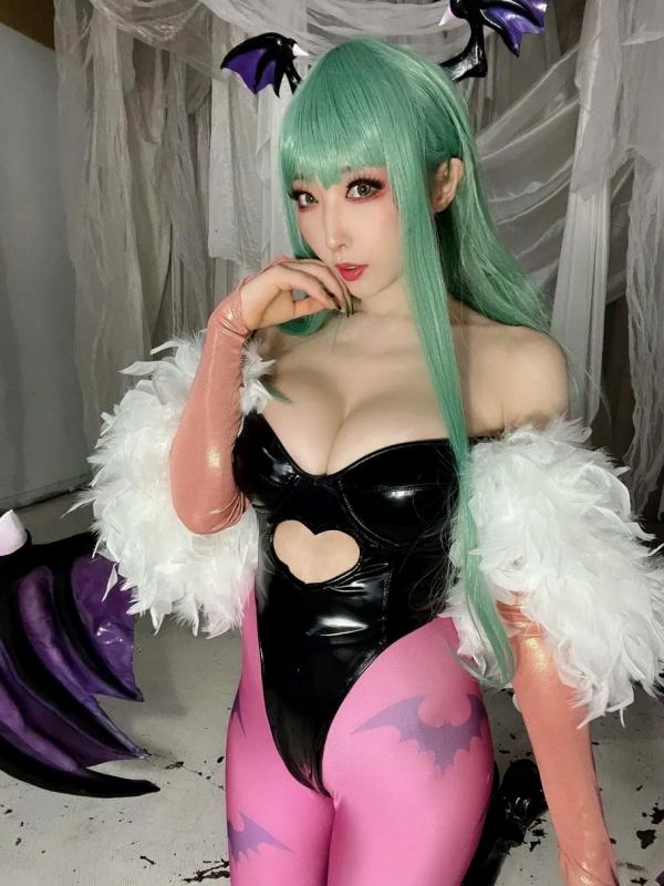    [Cosplay][KURUPIKA] Reku Momoiro 桃色れく - MORRIGAN AENSLAND第17张图片