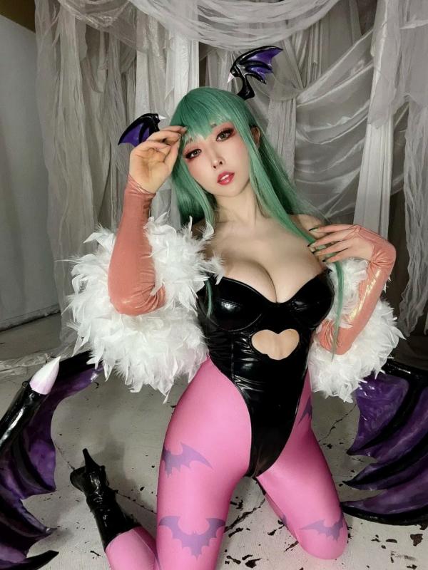    [Cosplay][KURUPIKA] Reku Momoiro 桃色れく - MORRIGAN AENSLAND第18张图片