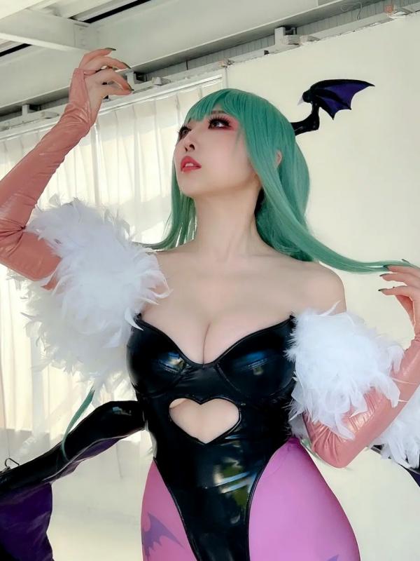    [Cosplay][KURUPIKA] Reku Momoiro 桃色れく - MORRIGAN AENSLAND第46张图片